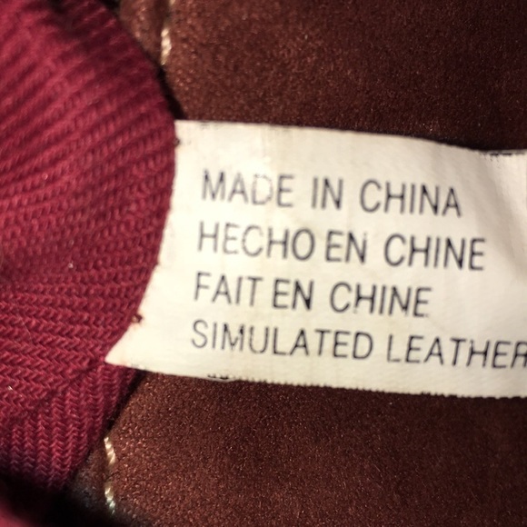 EMILIE M. Faux Suede Rust & Brown Tote Bag - Picture 5 of 7